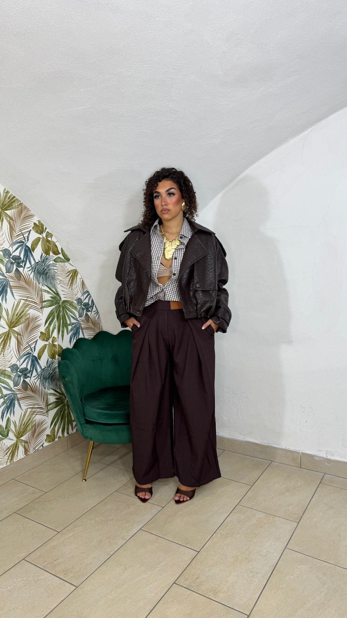 Camicia Ceci Brown