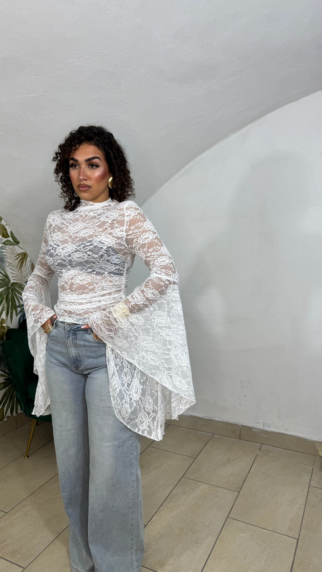 Maglia Megan in Pizzo