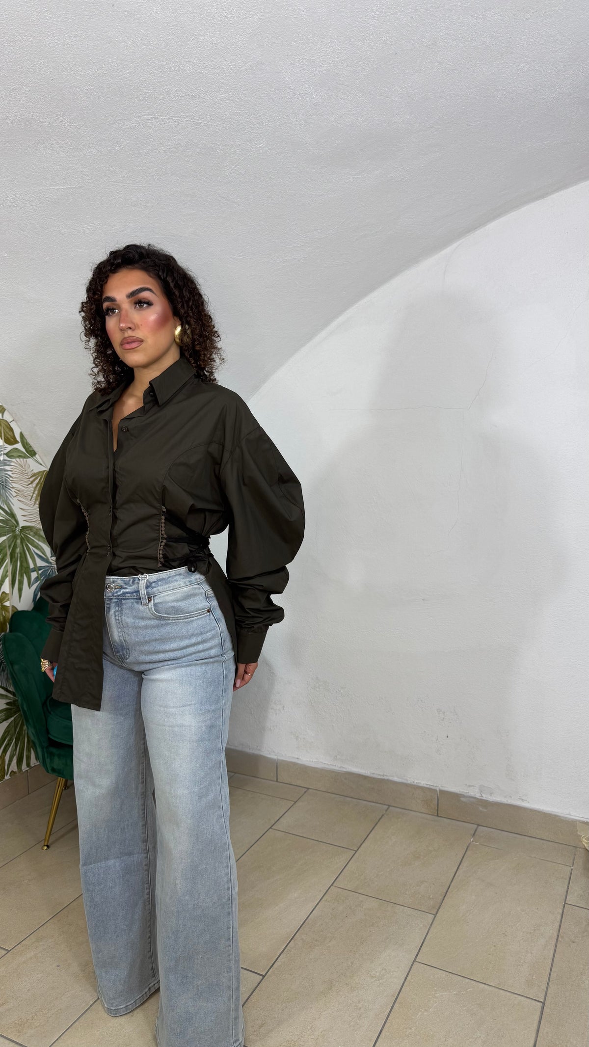 Camicia JustWest con Laccetti
