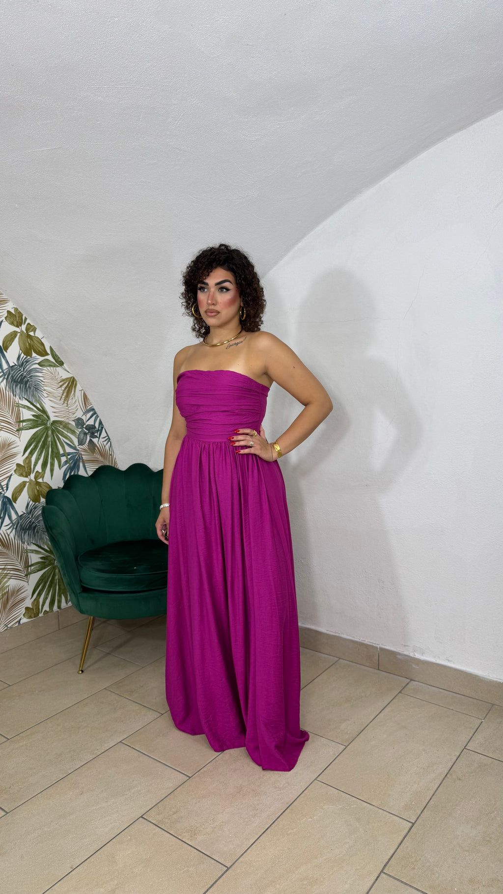 Dress Sara in Lino