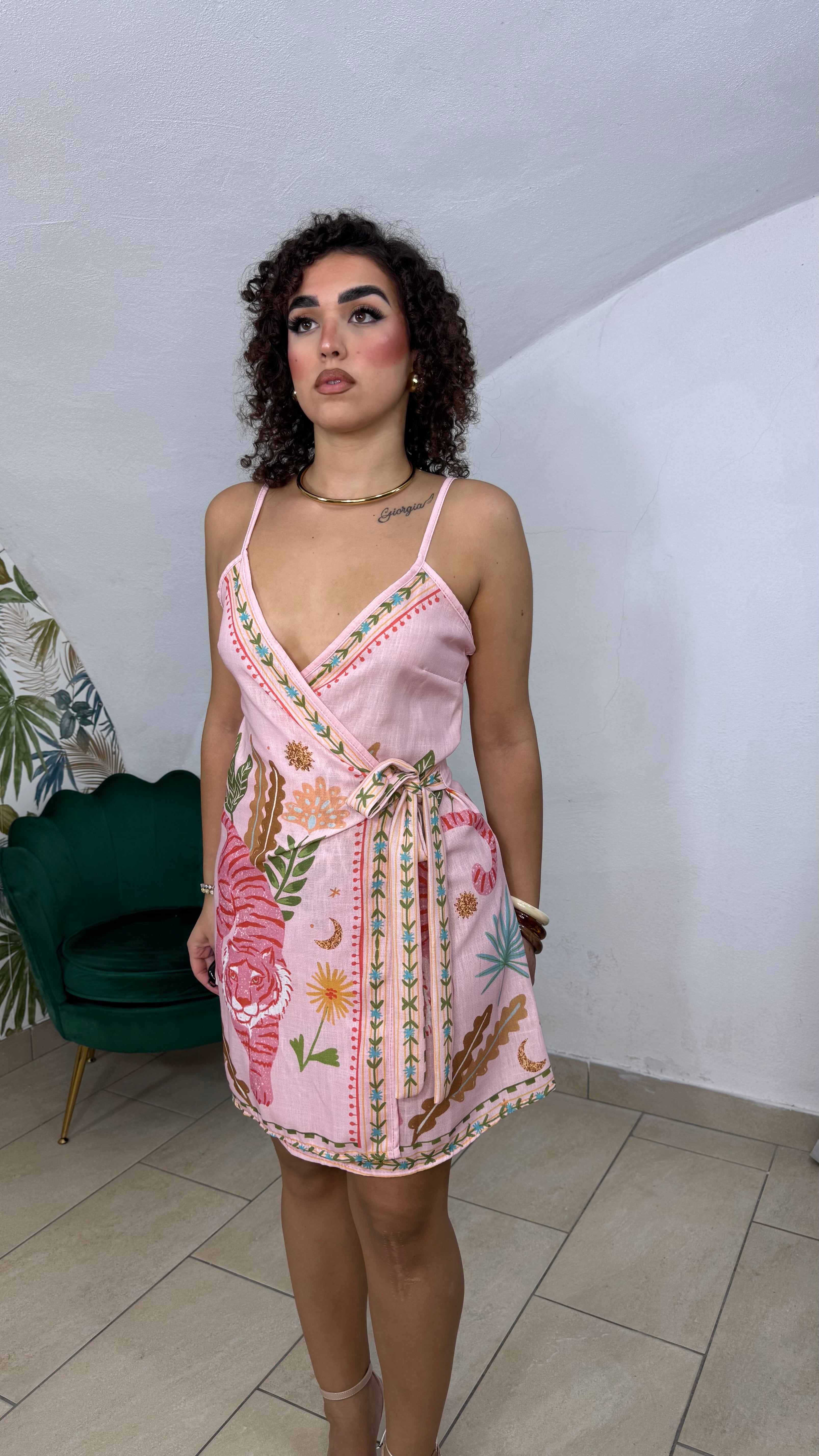 Dress Portafoglio Fantasia