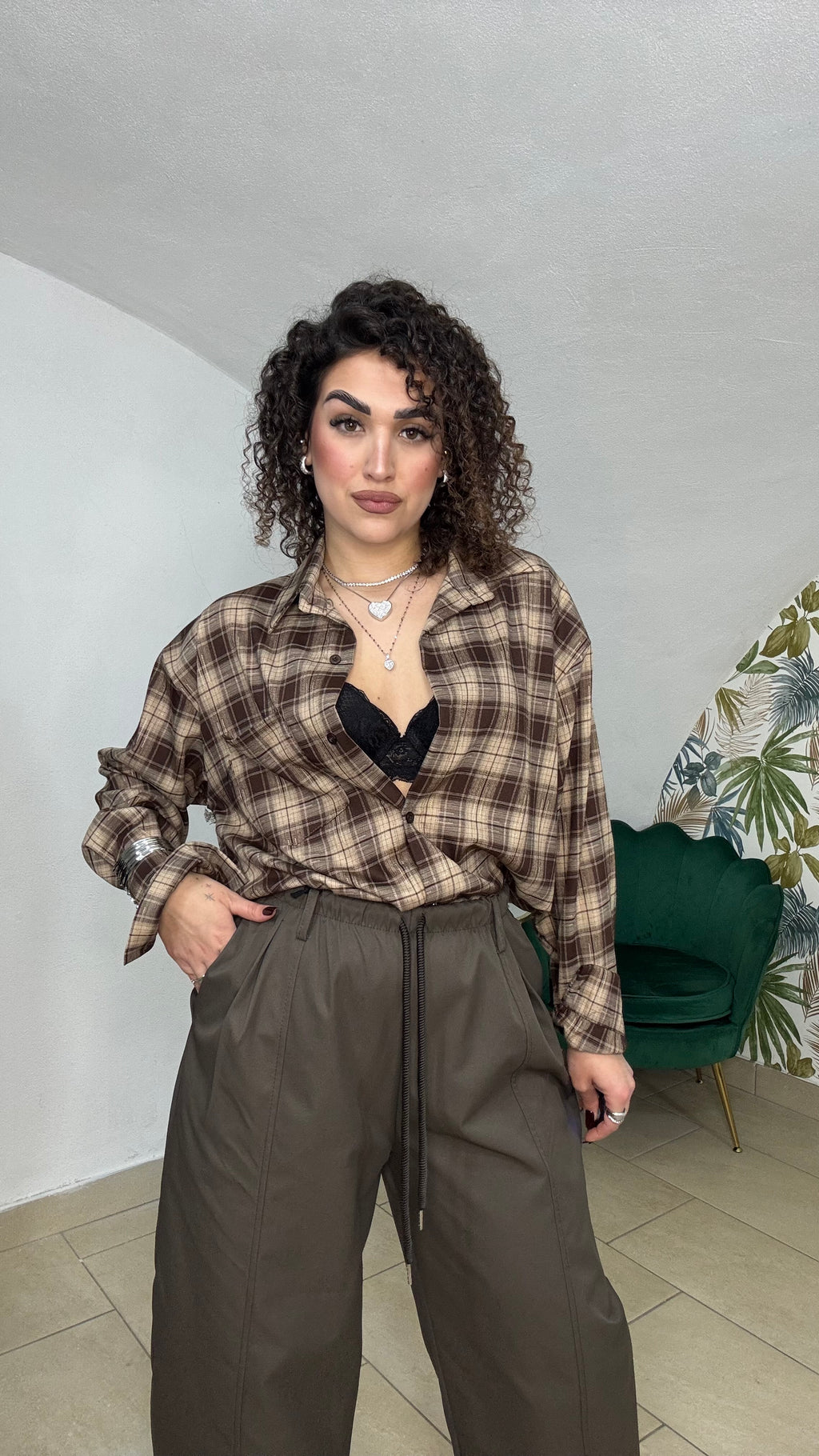 Camicia a quadri