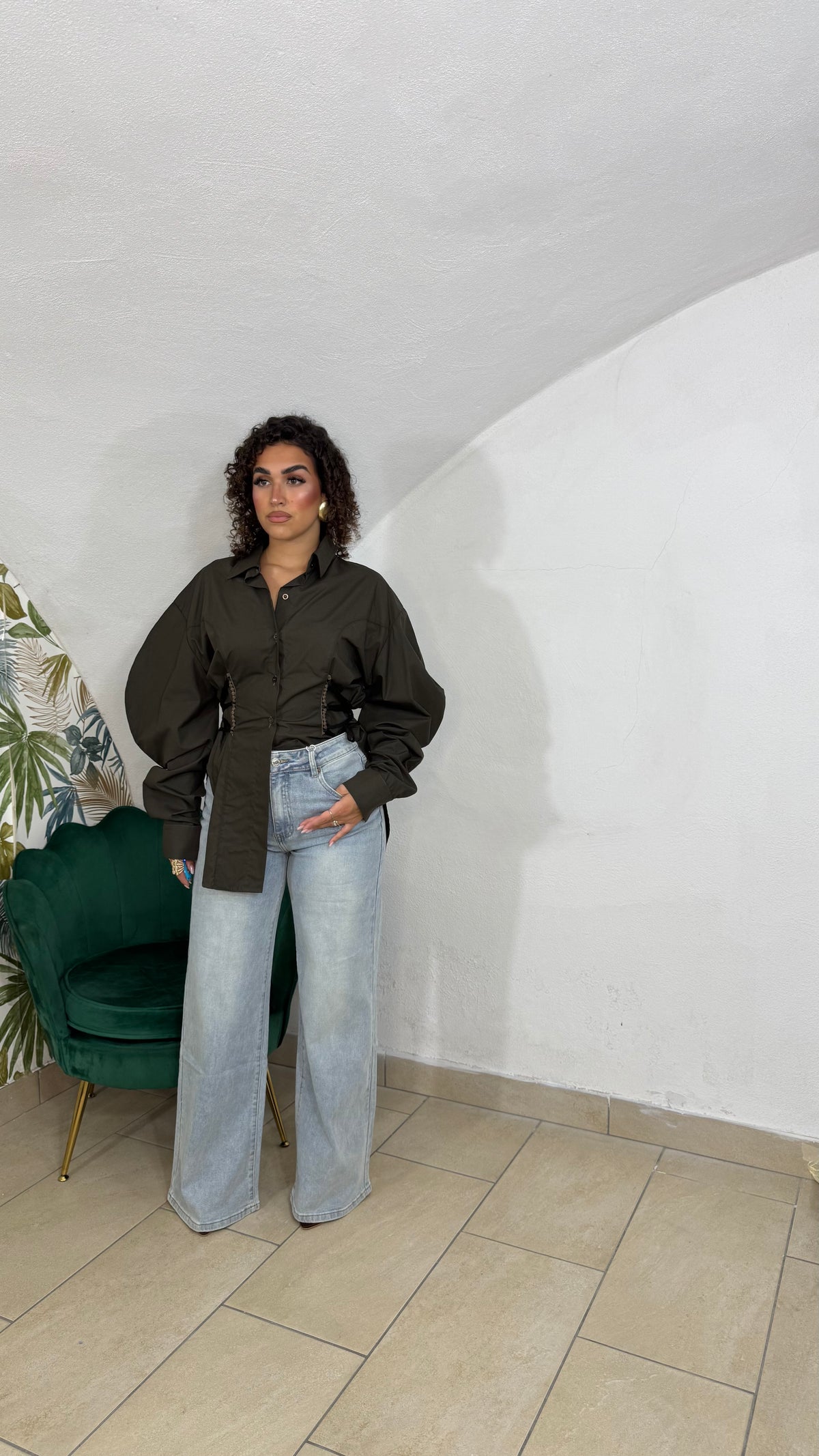 Camicia JustWest con Laccetti