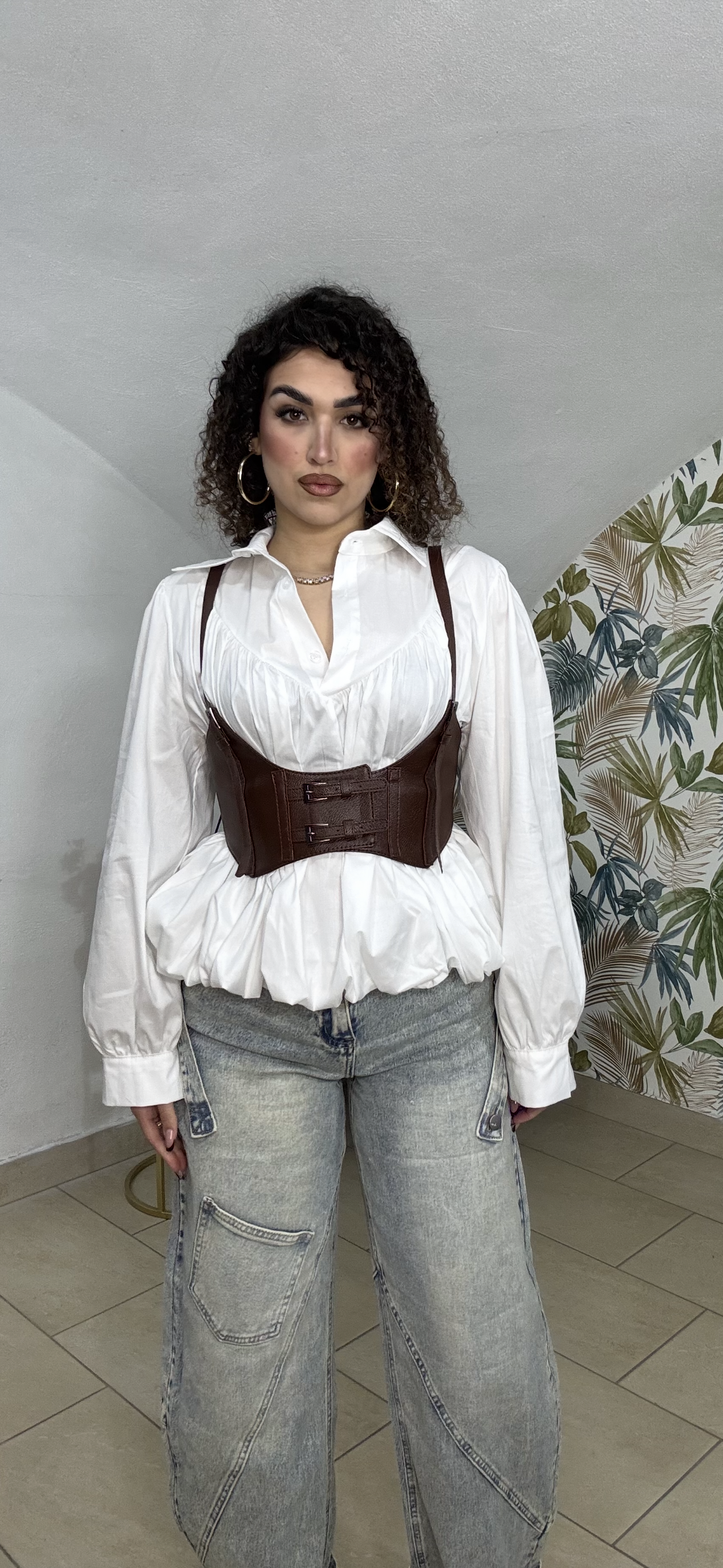 Camicia con Cintura Bustier