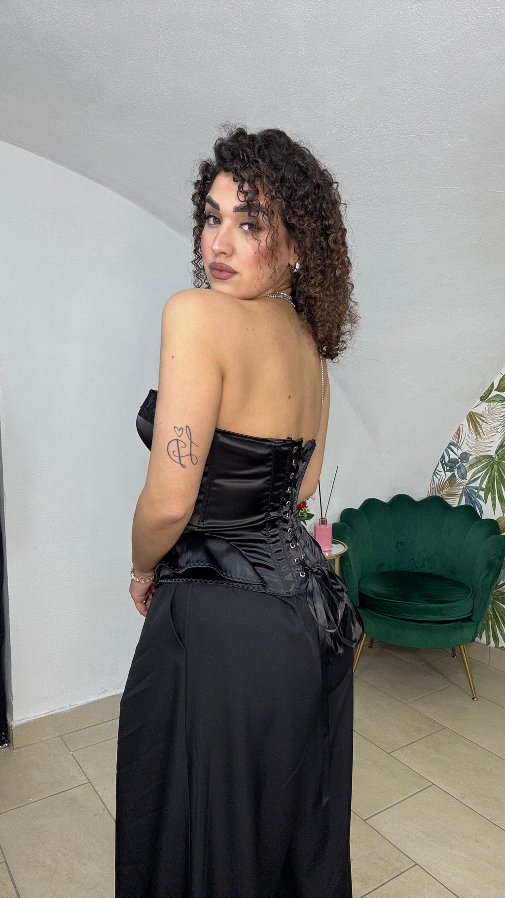 Corsetto in raso