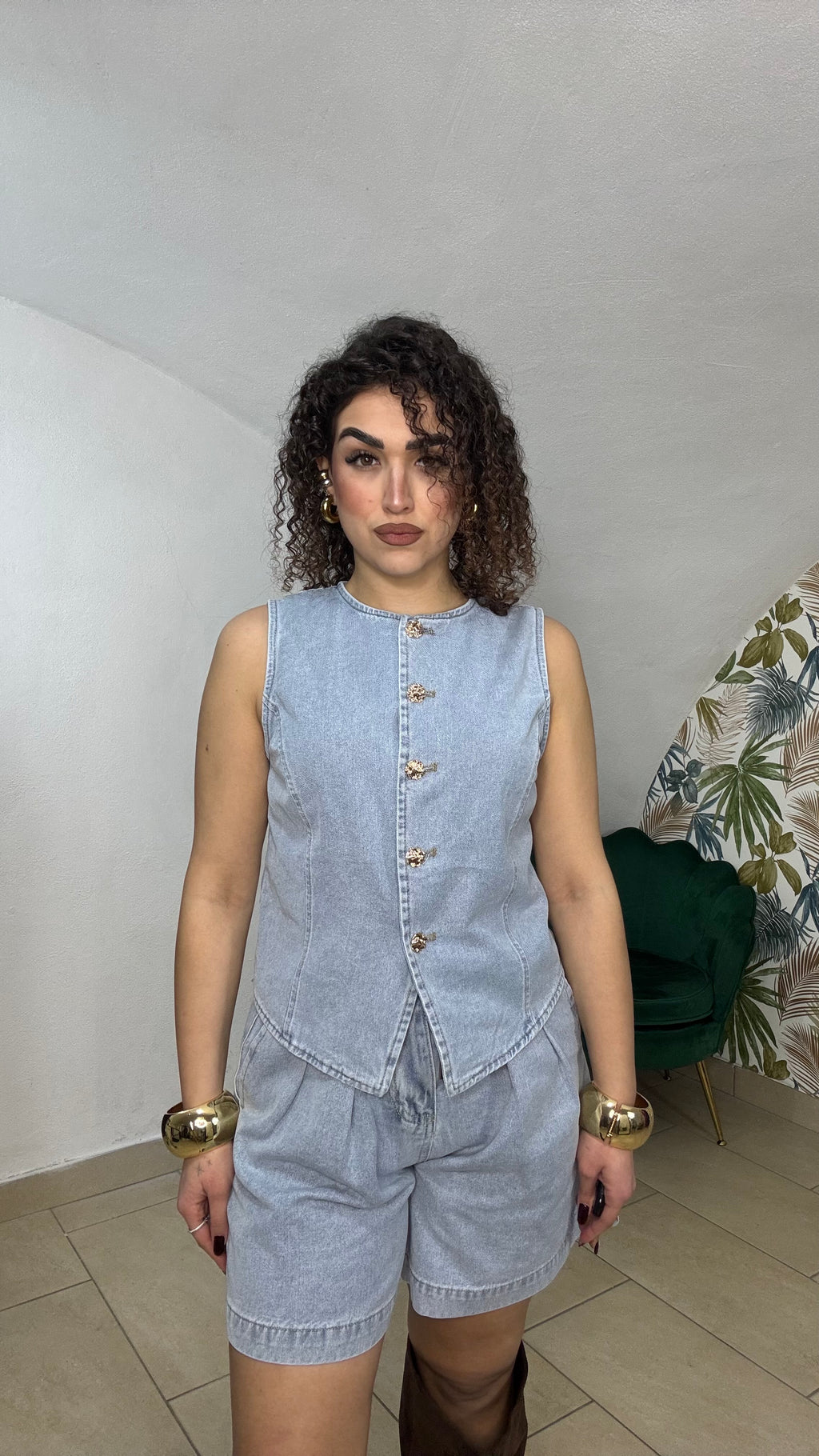 CordSet in Simil Jeans
