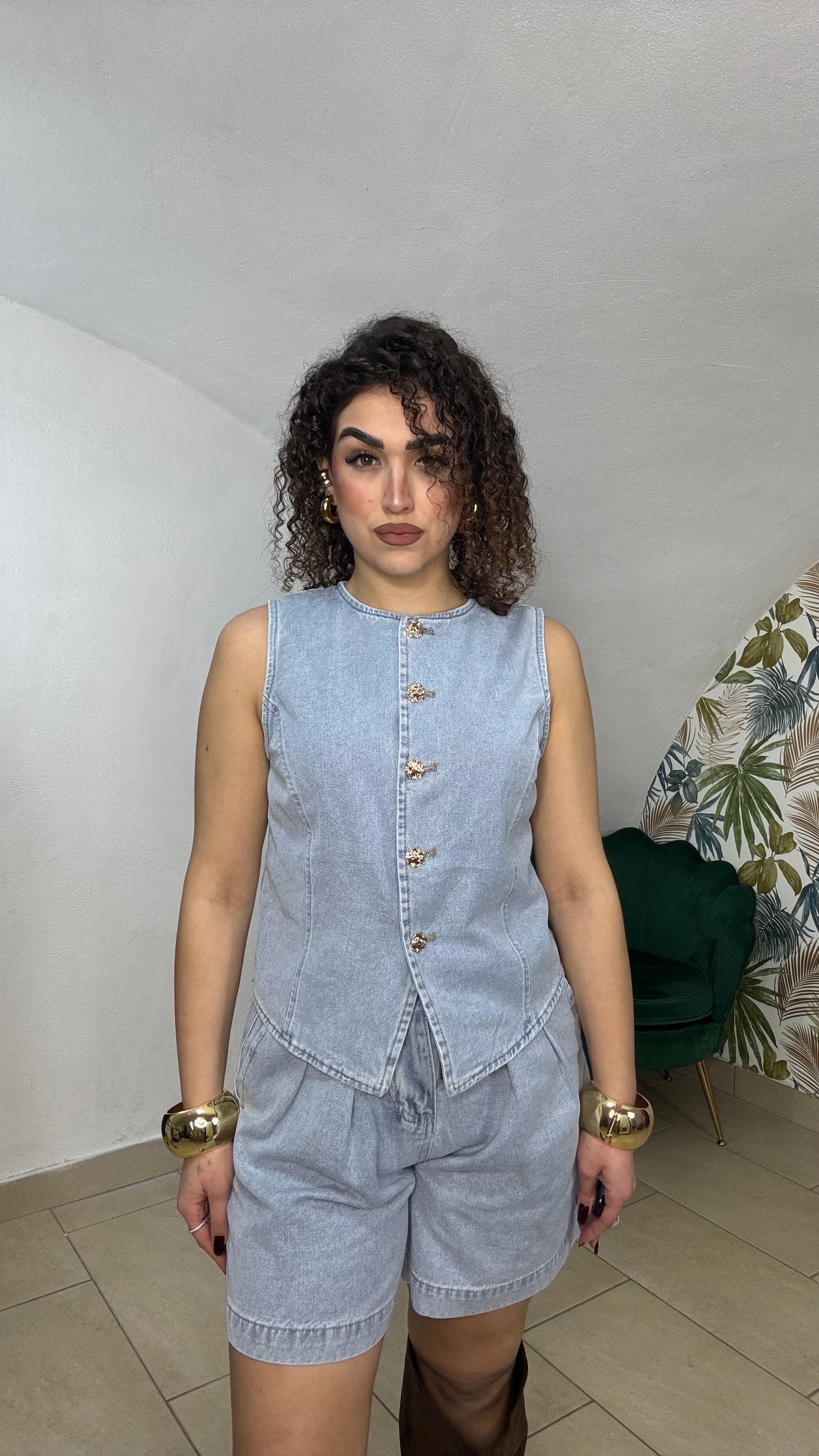 CordSet in Simil Jeans